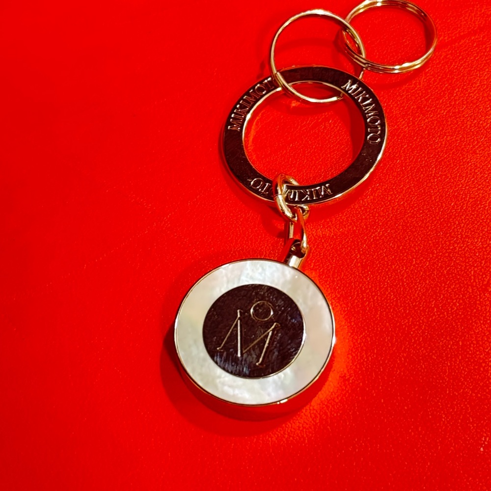 Gold and Black Keychain with Logo